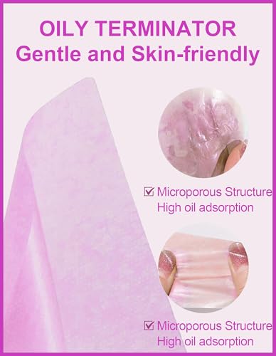 300PCS Oil blotting sheets for face - Blotting Papers for Face with Mirror, Puff & Refills, Absorbs Excess Face Oil, Shine Control, Saves Makeup, On-the-Go Facial Oil Control Kit, Matte Finish All Day - Image 6