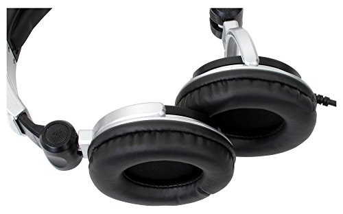 Pronomic KDJ-1000 DJ-Kopfhörer - Außenschallisolierung dynamischer Kopfhörer - kabelgebundener Studio-Kopfhörer (107 db… - Image 4