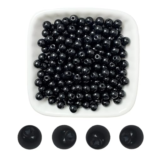 AEVORA 900pcs 6mm Round Glass Beads for Bracelets Jewelry Making