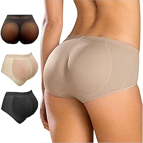 LikeEJay Silicone Buttocks Pads Butt Enhancer Body Shaper Panty Tummy Control Girdle (L, Black) Cover