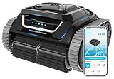 WYBOT S1SE Cordless Robotic Pool Cleaner, Pool Vacuum with APP Mode, Wall Climbing, Waterline Scrubbing, 7 Cleaning Modes, 150Mins Runtime, 2.5H Fast Charging, Ideal for Inground Pools