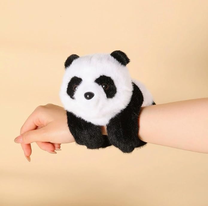 Image of Kids Soft Animal Stuffed Toy Slap Bands Wristbands | Cute Plush Wearable Toy Bracelet for Girls and Boys | Birthday Party Favors, Return Gifts, Stocking Stuffers