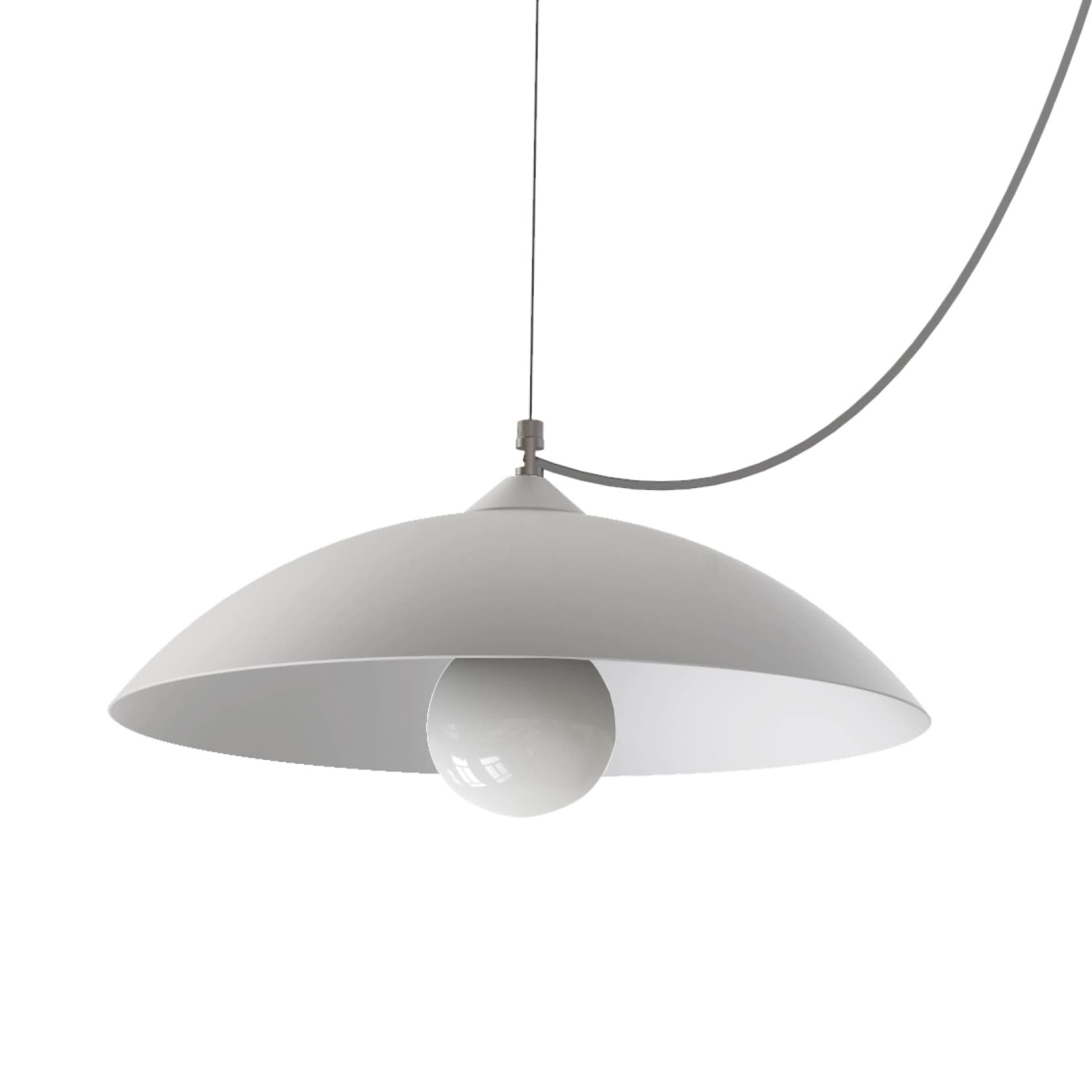 L+ Dezentrale Pendelleuchte, 3x Metall, 30 Cm Durchmesser, Mattgrün, E27, Max. 120 Cm Höhe