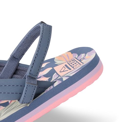 Image of REEF Girls Toddler /Little Kid Ahi Beach Flip Flop, Soft Cushion Footbed, Water Friendly