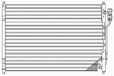 Replacement AC Condenser With Serpentine