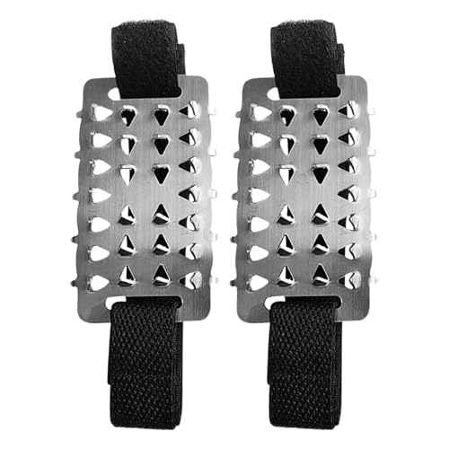 Crampons de Traction Entre, Crampons pour l'entre-Chaussure | Pinces à Chaussures en Acier Inoxydable | Clous de Chaussures Demi-en Acier Inoxydable, Chaussures, Bottes, Crampons pour Homme et Femme