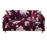 Shukii Printed Sofa Cover Stretch Couch Cover Sofa Slipcovers for 3 Cushion Couches Furniture Protec