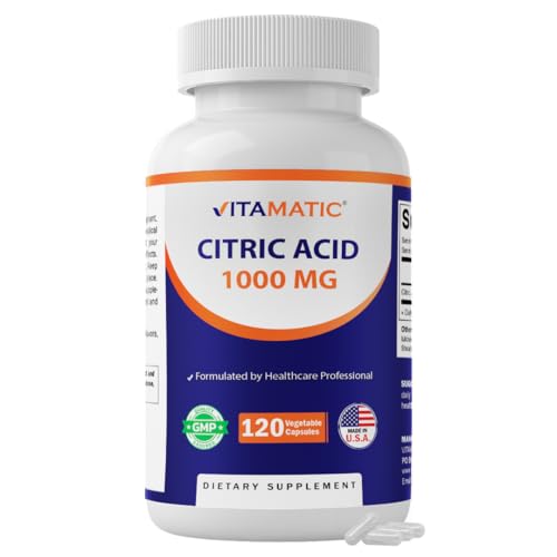 Vitamatic Citric Acid 1000 mg Capsules
