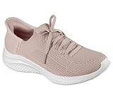 Skechers Ultra Flex 3.0 Elevated Motion - Tenis para Mujer, Ribete de Punto Gris Pardo, 39 EU