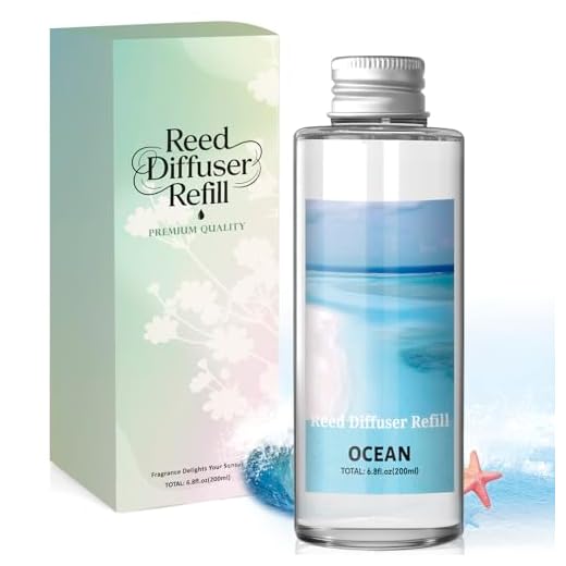 Scent-Hi Difusores Aromáticos, Océano Aceite Perfumado, 200ml Difusor Perfumado, Ambientador para Dormitorio, Baño Oficina Decoración de Hogar