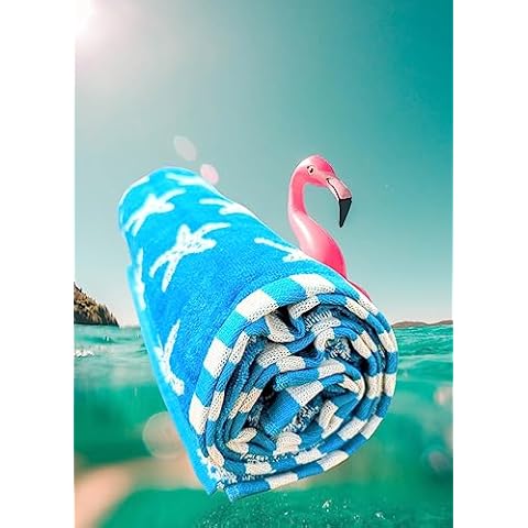 Large Soft Velour Beach Towels for Adults Cover