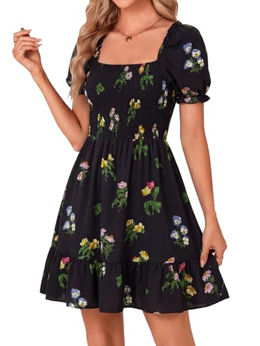 Image of Rooscier Women's Summer Boho Mini Dress