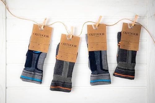 thumbnail: 3Kamido OUTDOOR Sokken Merinowol - Trekking Sokken Voor Hiken, Warm En Snel Drogend