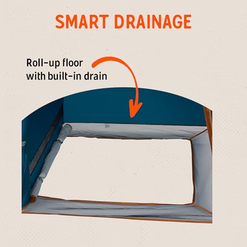 Kelty Discovery H2GO Privacy Shelter, Ducha portátil y refugio para cambiarse, entrada con cremallera, estructura de acero, autoportante miniatura 5