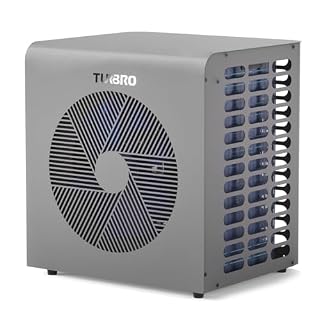 TURBRO pompe à chaleur 6000 W chaud froid 20 m³