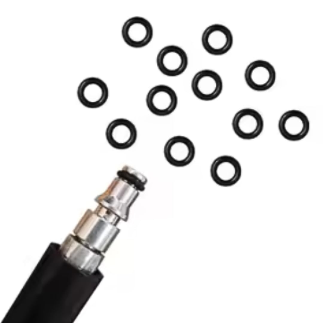 Car Washer pump Black Rubber Washer Black O Rings High Pressure Washer Hose packing ring for water pressure Aquatak/AQT Series Oil Seal Gasket 10 Pcs pressure Gun pipe oring-image-25