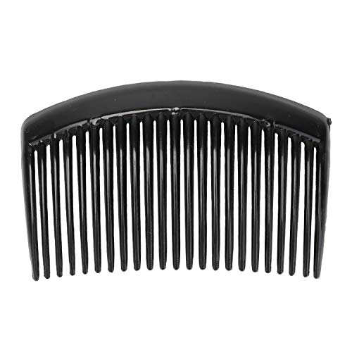 28 Pack Black Small Plastic Hair Side Comb With Long Teeth Hairpins Grips Barrettes Clamps Bows For Women Bridal Wedding Veil Decorative Headpiece French Twist Updo Bun Accessories #TOP1
