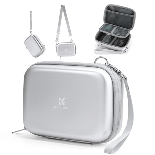 K&F Concept デジタルカメラケース カメラ用ハードケース 一眼レフカメラ保護バッグ EVA耐衝撃 コンパクト カメラ収納用ショルダーケース Vloggerアクセサリーキット 軽量 防水 小物入れ カメラアクセサリー/デジタル収納/旅行保護キャリーストレージ