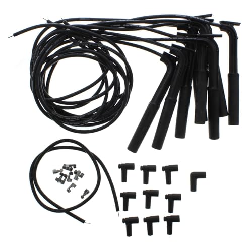 Moroso 73805 Universal Black Ultra 40 Wire Set, Hemi Plug Ends