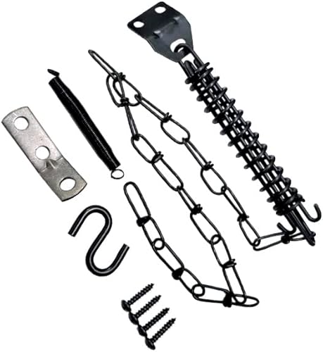 Miniatura 9 de QCAA Storm Door Crash, resistente, 4.95 x 8.5 x 1.0 pulgadas, plateado, 1 paquete, fabricado en Taiwán