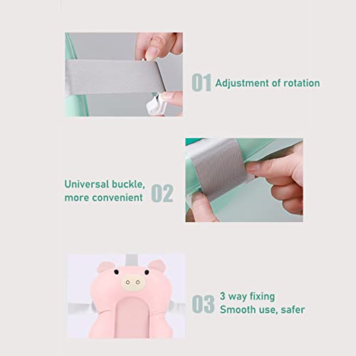 Image of Baby Bath Support Cushion Floating Adjustable Soft Bath Pillow for Infant Shower ()