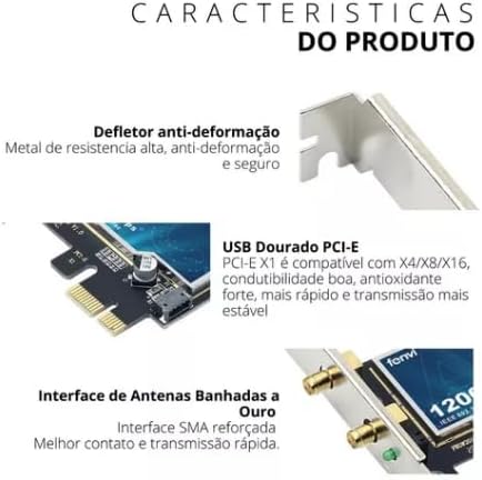 Placa Wifi 1200Mbps Testada por 7 dias para gamers e home office