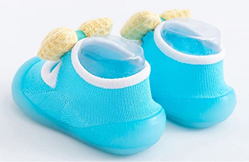 Baby Cute Cartoon Socks Shoes Boys Girls First Walking Shoes Cute Bowknot Soft Antislip Toddler Shoes Baby Sock Shoes2