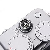 富士山風景模様カメラメタルホットシュー保護カバー シャッターボタン FUJIFILM X100VI X100V X-T5 X-T4 X-T3 X-E5 X-E4 X-T50 X-T30 X-T30II X-S20 X-M5 X-HALFに対応 (アルミニウム合金-シャッター装飾ボタン)