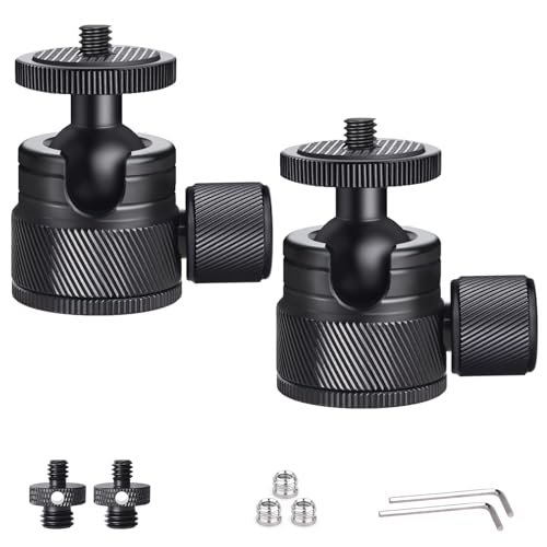 2pcs Mini Testa A Sfera CB20 20 mm Per Treppiede Mini In Metallo Con Maschio a Adattatore A Vite Per Tutte Le