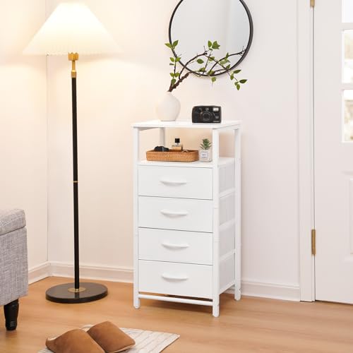 Yoobure Night Stand - LED White Nightstand with Charging Station for Dorm by Yoobure - Used condition - Image 8