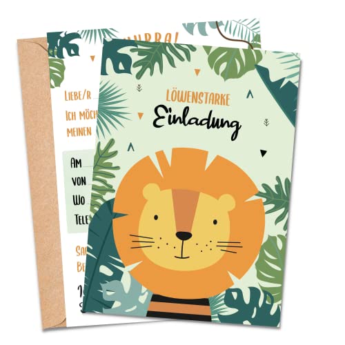 Aliceandberry Piraten-Einladungskarten Für Kindergeburtstag – 10 Karten + Kraftumschläge, 10x15 Cm, 350g Papier