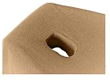 EXKLUSIV HEIMTEXTIL Massageliege Frottee Spannbettlaken mit Nasenschlitz Marke 70-80 cm x190-200 cm Sand