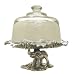 Arthur Court Elephant Footed 8-Inch Plate with Glass Dome