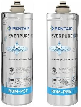 Everpure EV929670 Twin Pre & Post Filter Pack, Rom-PFK, Rom IV 3 Stage RO System