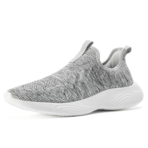 Image of MRIP Mens Slip On Walking Shoes Lightweight Comfortable Gym Workout Running Shoes Mesh Breathable Cushion Fashion Tennis Athletic Casual Sneakers