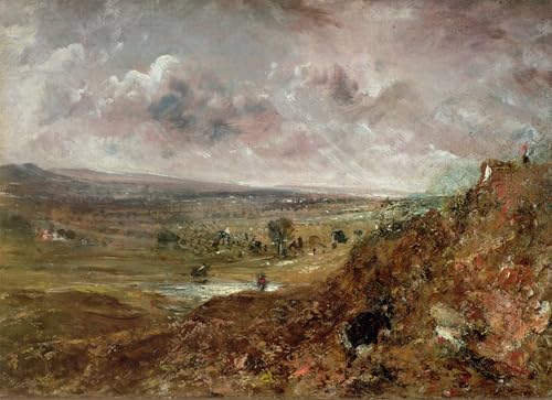 Tableau Hampstead Heath John Constable impression d'art mural vintage 60x90cm