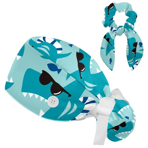 Gorra ajustable de trabajo con bolsillo para coleta y estampado girasol negro miniatura 1