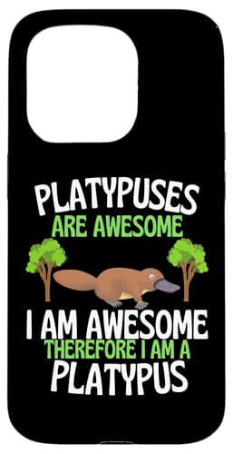 Platypuses Are Awesome 面白くてかわいいカモノ愛好家 スマホケース iPhone 15 Pro 用