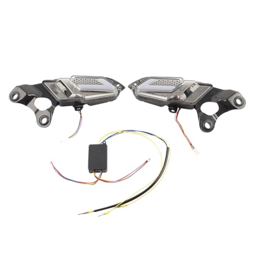 Cnfang4 1 Pair ABS Indicator Lamp Flowing Front Turn Signal Light Blue for Yamaha XMAX 300 23-24