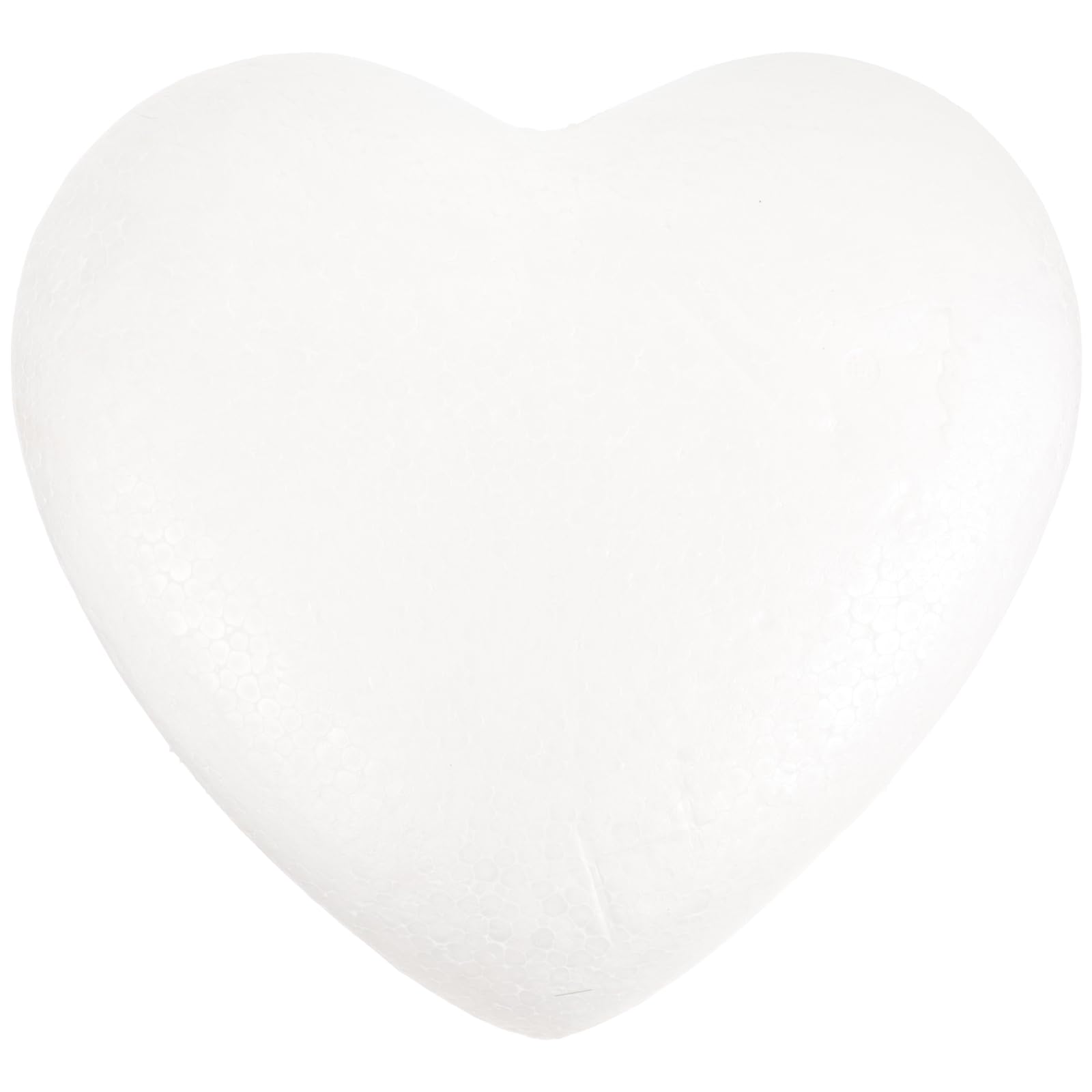 Arrangements floraux professionnels avec ce cœur en mousse blanche de 23 cm