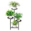 4 Tier-Black
