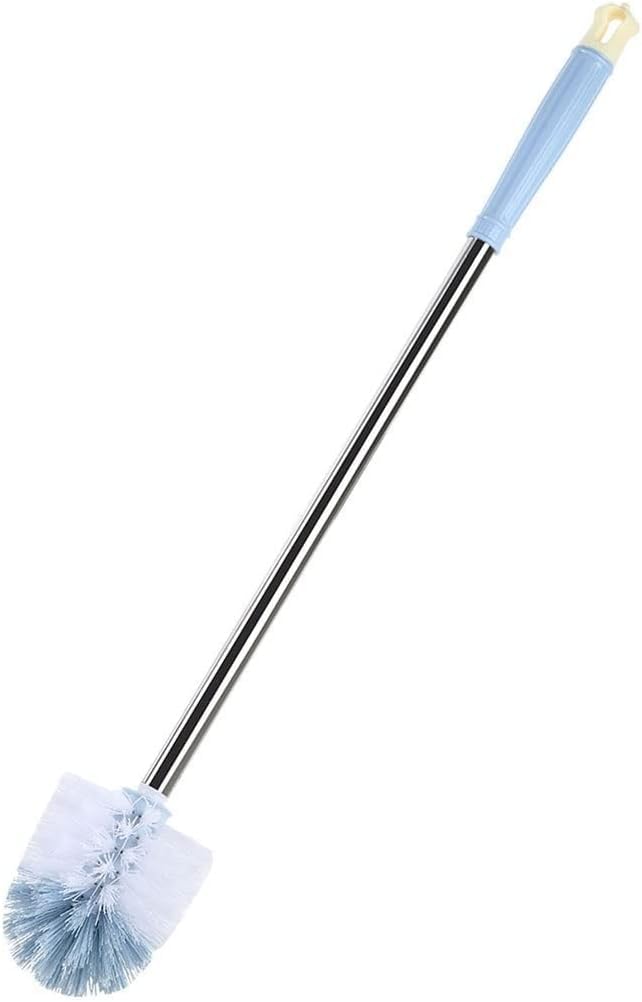 2pcs Long Handle Toilet Brush, Bathroom Household, Simple Cleaning Tool