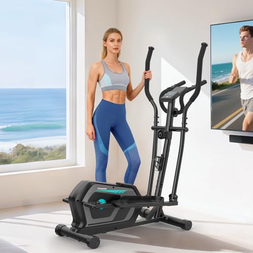 Neezee Ultraleiser Crosstrainer für Zuhause mit 16-Stufiger Widerstandsstufen, 6 kg Magnetischem Schwungrad, Bluetooth-App, Crosstrainer mit LCD-Monitor, Pulssensor, Flaschenhalter-Gerätehalterung Neezee Ultraleiser Crosstrainer für Zuhause mit 16-Stufiger Widerstandsstufen, 6 kg Magnetischem Schwungrad, Bluetooth-App, Crosstrainer mit LCD-Monitor, Pulssensor, Flaschenhalter-Gerätehalterung