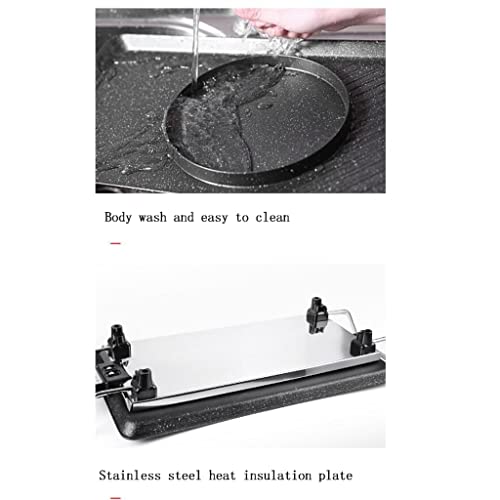 Máquina eléctrica para hot pot y grill con recubrimiento antiadherente miniatura 4