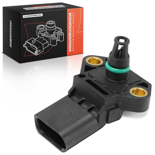 Frankberg Intake Pressure Sensor for A1 A2 A3 A4 A6 A8 Galaxy Alha.mbra Altea Arosa Cordoba Ibiza II IV Inca Fabia Oct.avia Rapid Superb Fox Golf LT L.u.p.o Transporter 1993-2024 038906051B