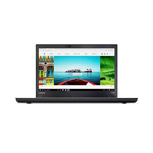 Lenovo ThinkPad T470 20HD000VUS 14" FHD (1920x1080) IPS Display, Intel i5-7300U Processor, 8GB RAM, 512GB PCIe NVMe SSD, Windows 10 Pro