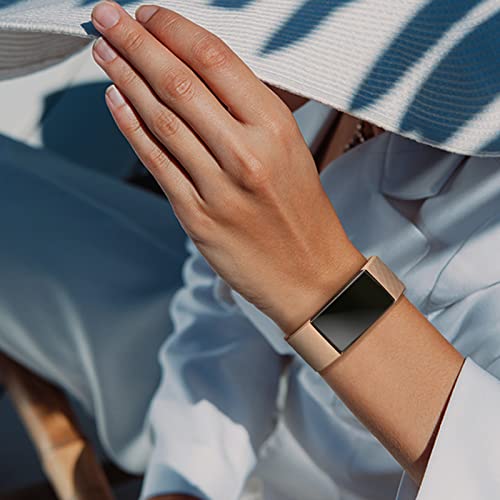 Image of Tobfit Watch Strap Compatible with Fitbit Charge 4 / Fitbit Charge 3 (Watch Not Included), Removable Soft Belts for Charge 4 /3 Wristband, Smartwatch Band for Men Women