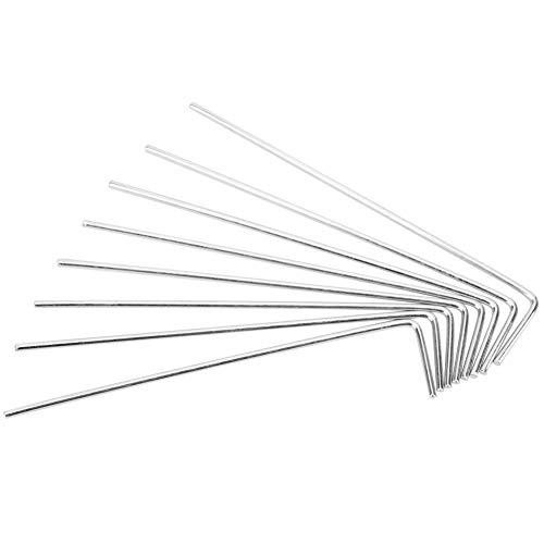 Cavilha para barraca de camping, barra de tenda leve, material de ferro galvanizado de alta compress