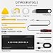 Small screwdriver set,71 in 1 electric screwdriver cordless with LED light,5 torque settings,MAX 0.6Nm,42 magnetic bit set,Crowbar and tweezers,Pc multi tool kit,Laptop,Phone repair kit