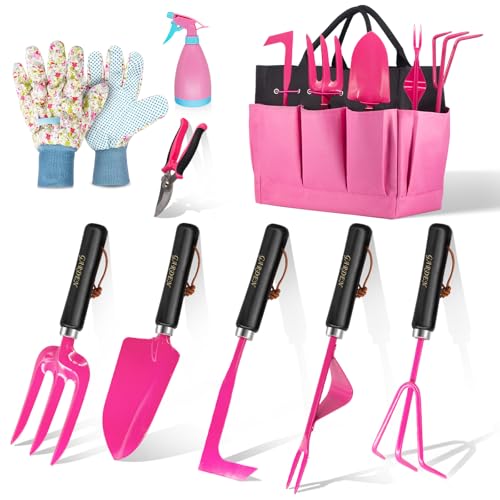 MonBel Conjunto De 9 Ferramentas Manuais De Jardinagem Para Servi...